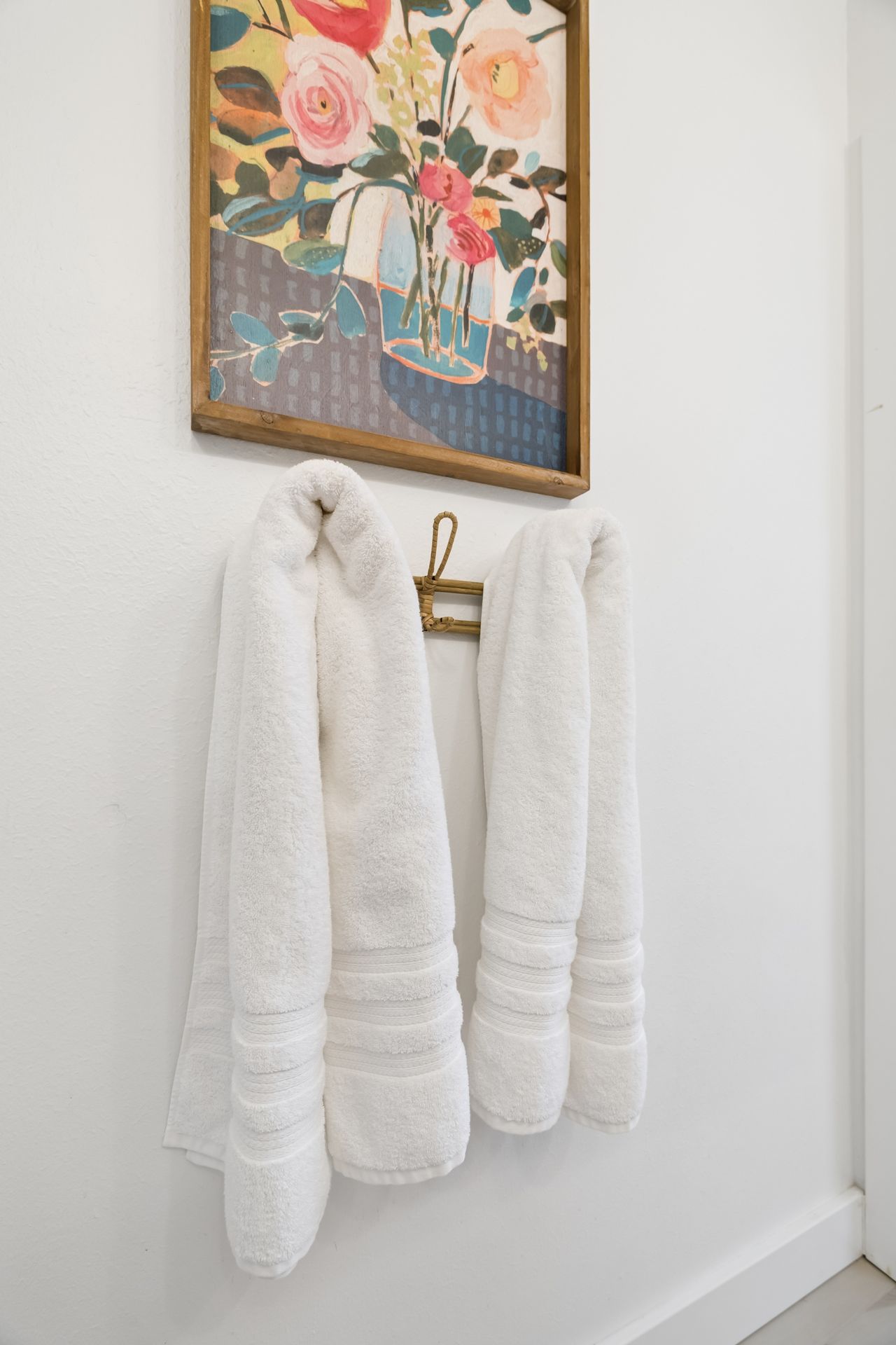 Plush Bathroom Towels Detail
